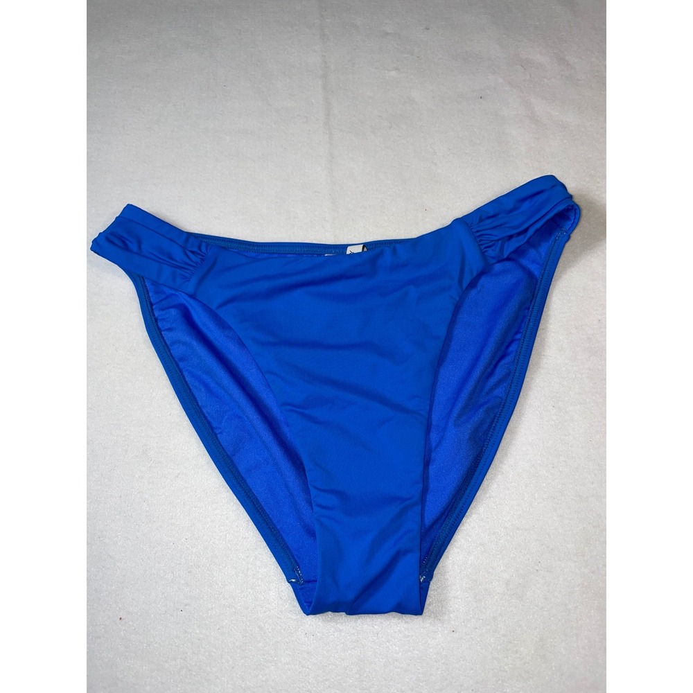 Seafolly Australia Royal Blue Recycled Nylon Bikini Bottoms Womens US 8 AU 12
